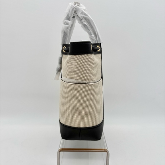 Veronica Beard Goody Bag Natural Black - Picture 5 of 15